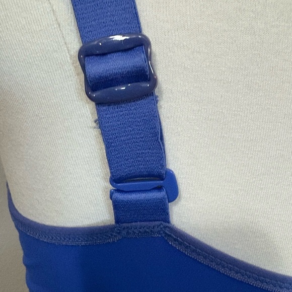 Lululemon Royal Blue Tata Tamer Supportive Bra with Sweetheart Neckline Size 36D - Picture 7 of 10